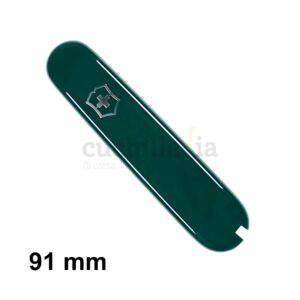 Cacha delantera de 91 mm en color verde de recambio para navajas multiusos Victorinox - C-3604.3 - Cuchillalia.com