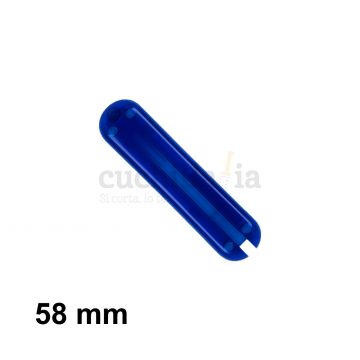 Cacha trasera de 58 mm en color azul transparente de recambio para navajas multiusos Victorinox C-6202.T4 – Cuchillalia.com