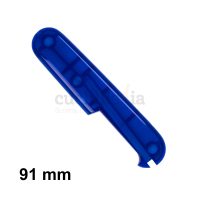 Cacha trasera de 91 mm en color azul transparente de recambio para navajas multiusos Victorinox - C-3602.T4 - Cuchillalia.com