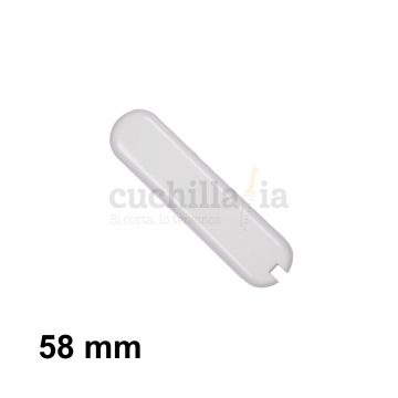 Cacha trasera de 58 mm en color blanco de recambio para navajas multiusos Victorinox – C-6207.4 – Cuchillalia.com