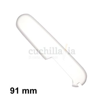 Cacha trasera de 91 mm en color blanco de recambio para navajas multiusos Victorinox – C-3607.4 – Cuchillalia.com