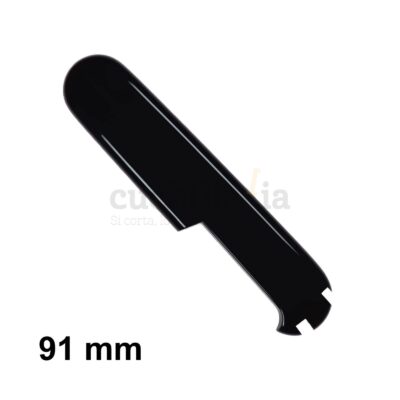 Cacha trasera de 91 mm en color negro de recambio para navajas multiusos Victorinox con bolígrafo - C-3503.4 - Cuchillalia.com