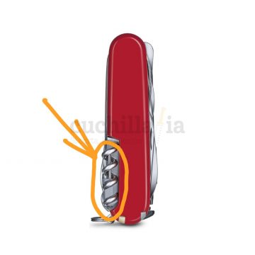 Minidestornillador Victorinox para guardar enroscando al sacacorchos – Cuchillalia.com