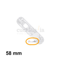 Tapa para la pila en plata transparente de las navajas de 58 mm de Victorinox con linterna A.6149.T7 - Cuchillalia.com