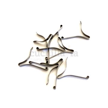 Varios muelles de recambio de las tijeras de las Victorinox pequeñas, como la Classic SD – A.6257 – Cuchillalia.com