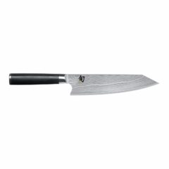 Cuchillo kiritsuke KAI Shun Damasco DM-0771 de 20 cm con hoja damasco 32 capas y mango Pakka negra