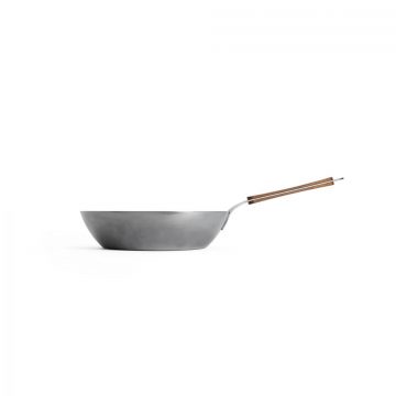Perfil de la sartén alta de acero al carbono Woll Carbon Steel 528CS de 28 cm – Cuchillalia.com