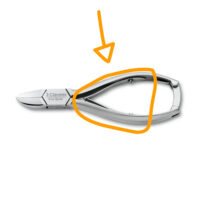 Muelles tipo pletina con sus dos tornillos para los alicates de pedicura 3 Claveles 12141 - Cuchillalia.com