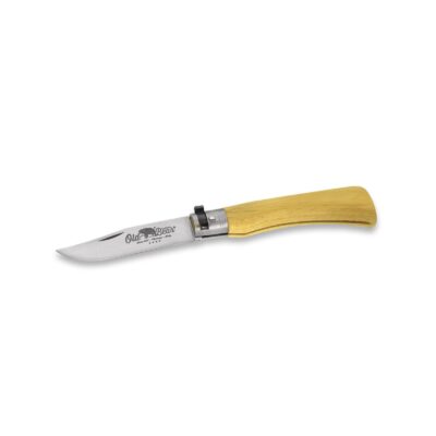 Navaja de 8 cm talla M mango amarillo Old Bear Full Color 9307/19_MGK - Cuchillalia.com