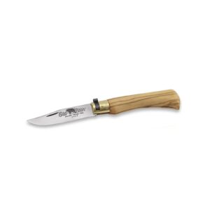 Navaja de 8 cm talla M con mango de olivo Old Bear Classical 9307/19_LU - Cuchillalia.com