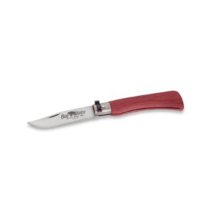 Navaja de 8 cm talla M mango rojo Old Bear Full Color 9307/19_MRK - Cuchillalia.com