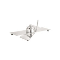 Base en X de acero inoxidable para jamonero Afinox con semiesfera Pectus - Cuchillalia.com