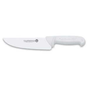 Cuchillo carnicero de 18 cm con mango blanco Filarmónica 5500 - Cuchillalia.com