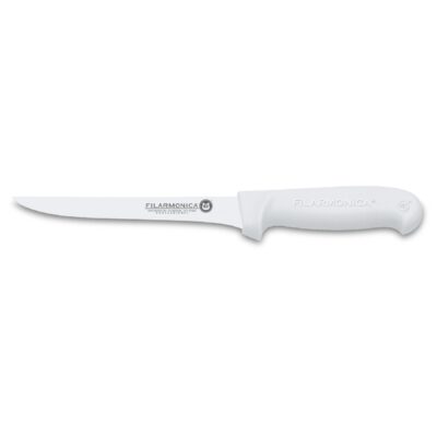 Cuchillo deshuesador de 18 cm con mango blanco Filarmónica 5512 - Cuchillalia.com
