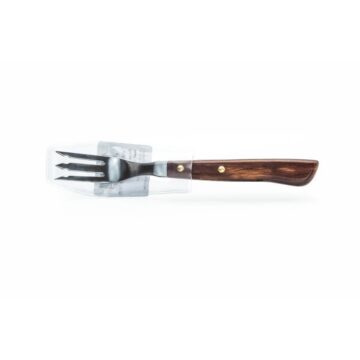 Tenedor para carne con mango de madera prensada con su funda – 3 Claveles 1502 – Cuchillalia.com