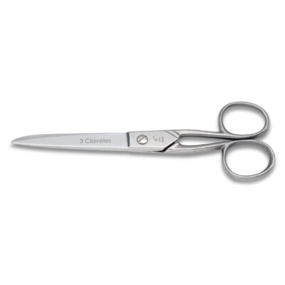 Tijeras de acero inoxidable de 15 cm (6") - 3 Claveles 28 - Cuchillalia.com