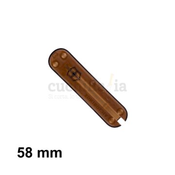 Reverso de la cacha delantera Victorinox Chocolate Fudge de 58 mm C-6255.T3 – Cuchillalia.com