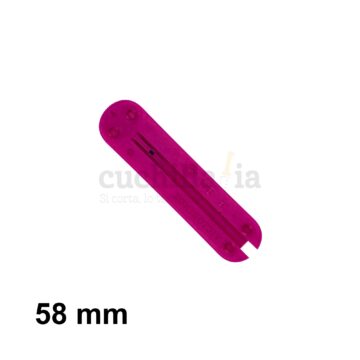Reverso de la cacha delantera Victorinox Tasty Grape de 58 mm C-6252.3 – Cuchillalia.com