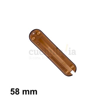 Reverso de la cacha trasera Victorinox Chocolate Fudge de 58 mm C-6255.T4 – Cuchillalia.com