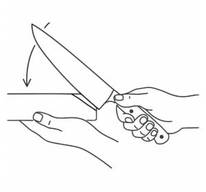Como se mete el cuchillo en la funda individual protectora - Cuchillalia.com
