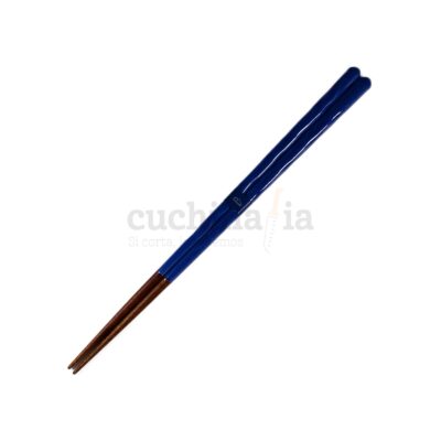 Palillos de mesa japoneses en color azul marino Kawai - Cuchillalia.com