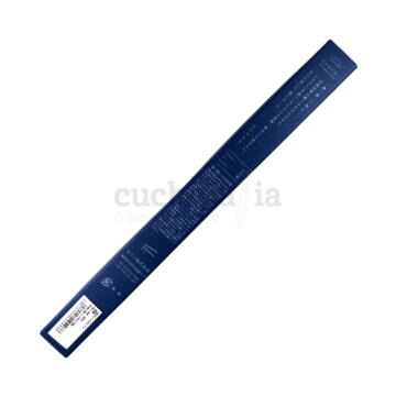 Reverso del envase de los palillos de mesa japoneses en color azul marino Kawai – Cuchillalia.com