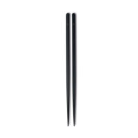 Juego de 2 palillos de mesa reutilizables Comas Sakura en color negro - Cuchillalia.com