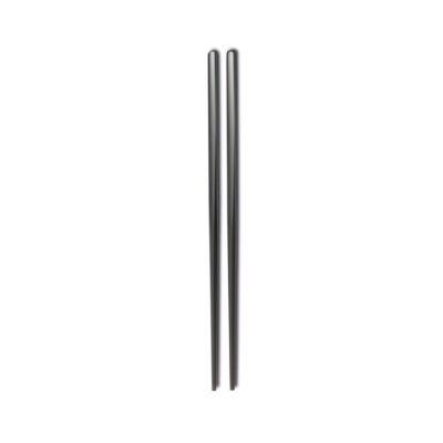 Juego de 2 palillos de mesa de acero inoxidable Comas Kyoto en color negro - Cuchillalia.com