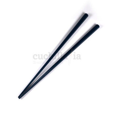 Palillos de mesa reutilizables de color azul marino fabricados en Japón por Kawai - Cuchillalia.com