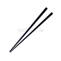 Palillos de mesa reutilizables de color negro fabricados en Japón por Kawai - Cuchillalia.com