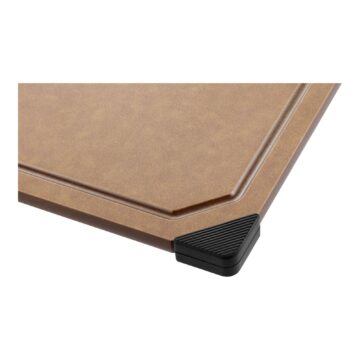 Reverso de la tabla de fibra de madera marrón de 37×25 cm – Zwilling – Cuchillalia.com