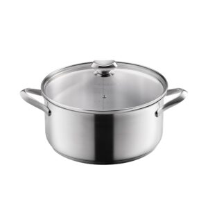 Cacerola de acero inoxidable de 28 cm Metaltex Icona - Cuchillalia.com