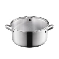 Cacerola de acero inoxidable de 30 cm Metaltex Icona - Cuchillalia.com