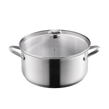 Cacerola de acero inoxidable de 30 cm Metaltex Icona – Cuchillalia.com