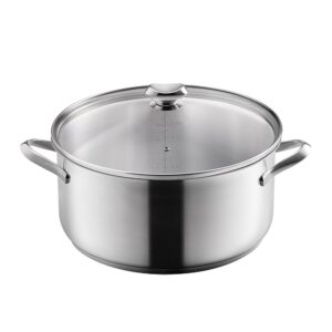 Cacerola de acero inoxidable de 32 cm Metaltex Icona - Cuchillalia.com