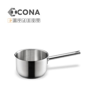Cazo de acero inoxidable de 16 cm (1,8 litros) Metaltex Icona – Cuchillalia.com