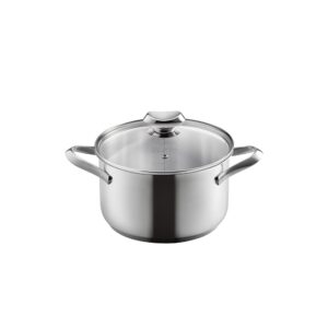 Olla de acero inoxidable de 20 cm Metaltex Icona - Cuchillalia.com
