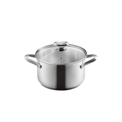 Olla de acero inoxidable de 20 cm Metaltex Icona - Cuchillalia.com