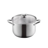 Olla de acero inoxidable de 24 cm Metaltex Icona - Cuchillalia.com