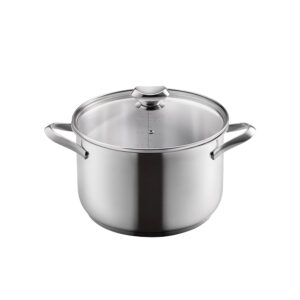 Olla de acero inoxidable de 24 cm Metaltex Icona - Cuchillalia.com
