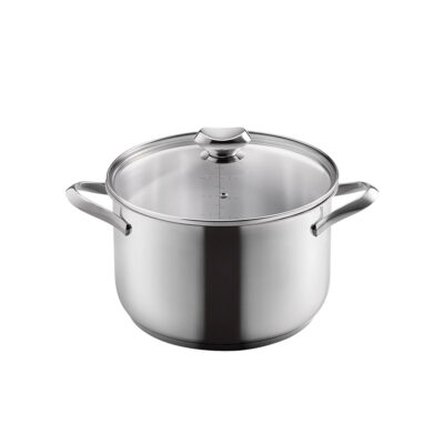 Olla de acero inoxidable de 24 cm Metaltex Icona - Cuchillalia.com