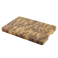 Tabla de madera de acacia de 43x30 cm de Metaltex fabricada en bloques - Cuchillalia.com