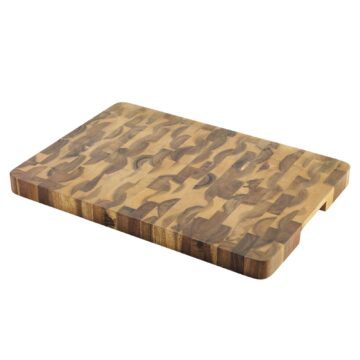 Tabla de madera de acacia de 43×30 cm de Metaltex fabricada en bloques – Cuchillalia.com