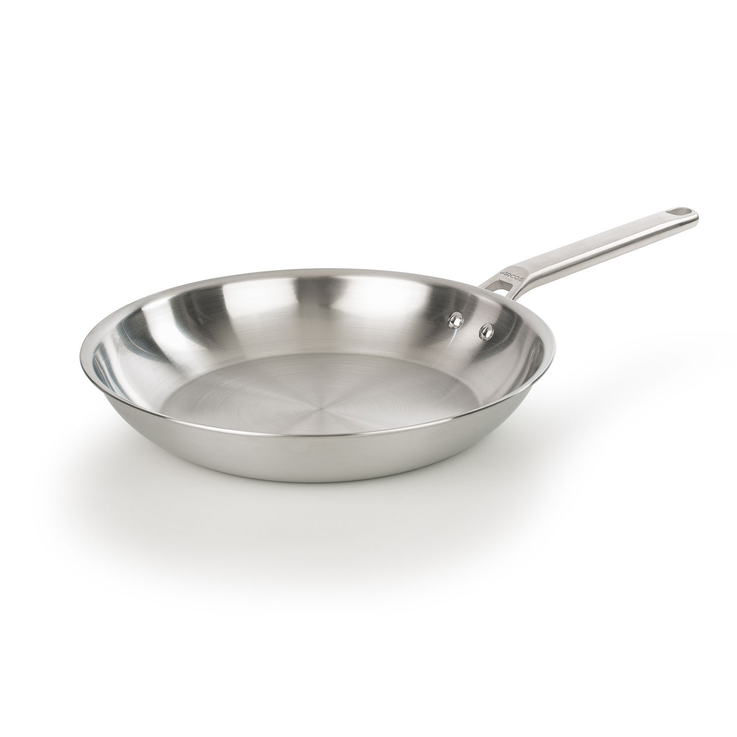 Sartén Samoa Inox 30 cm Arcos – Vista Frontal