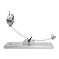 Soporte jamonero acero inoxidable 3 Claveles modelo 1743 con sistema basculante y base rectangular completa