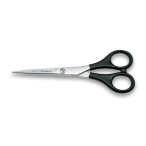 Tijeras peluquería iniciación 5,5 pulgadas 3 Claveles Scuola 12614, acero inoxidable sin apoyadedos