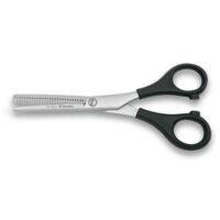 Tijeras esculpir iniciación 6 pulgadas 3 Claveles Scuola 12635, hoja dentada para texturizar cabello