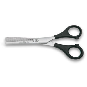 Tijeras esculpir iniciación 6 pulgadas 3 Claveles Scuola 12635, hoja dentada para texturizar cabello